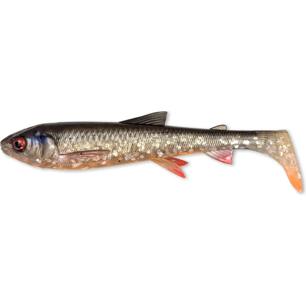 Savage Gear 3D Whitefish Shad Gummifisch 15cm 27g Dirty Silver 2 Stk