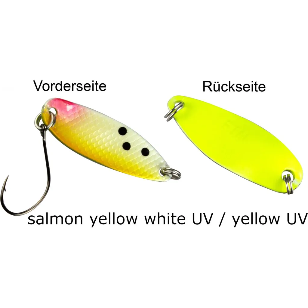 FTM Spoon Hammer 3.3cm 2.4g Salmon Yellow White UV/Yellow UV