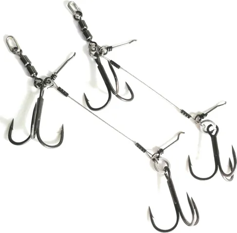 Pikecraft Double Swivel Stinger Rig XL #2/0 2er