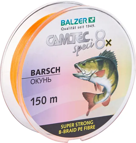 Balzer Camtec Speci 8x Barsch Braided Line 0.10mm 7.5kg 150m