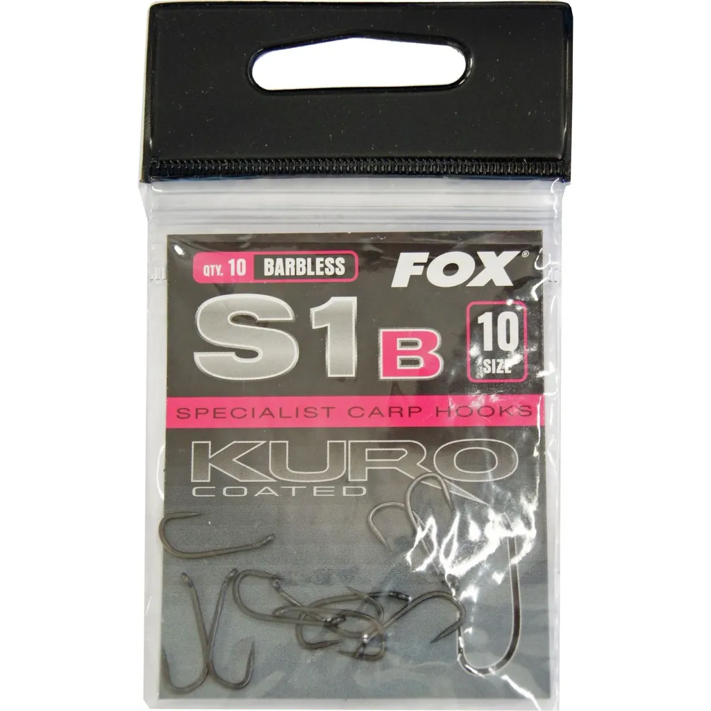 Fox Kuro S1 Series barbless Haken #10