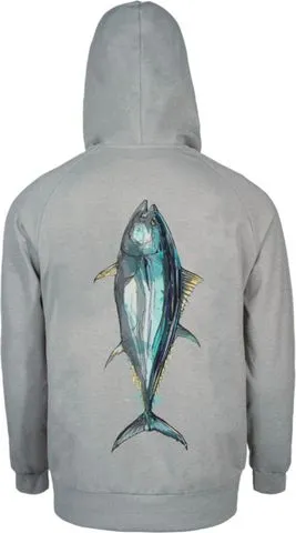 BKK Hoodie-Tuna-Grey 100% Polyester