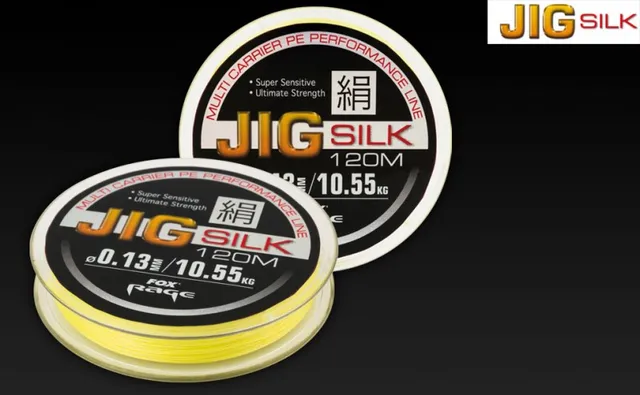 Fox Rage Jig Silk Braided Line 0.25mm 25.55kg 120m