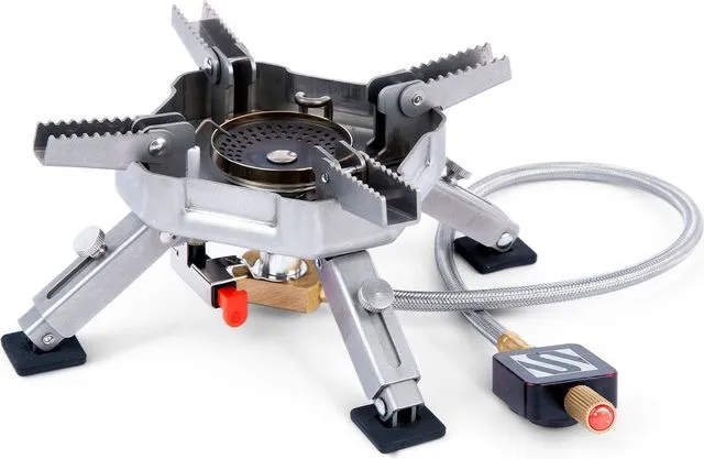 Sonik Sizzla Superstove Gaskocher 1-Burner Butane/Propane Aluminium/Brass/Stainless Steel