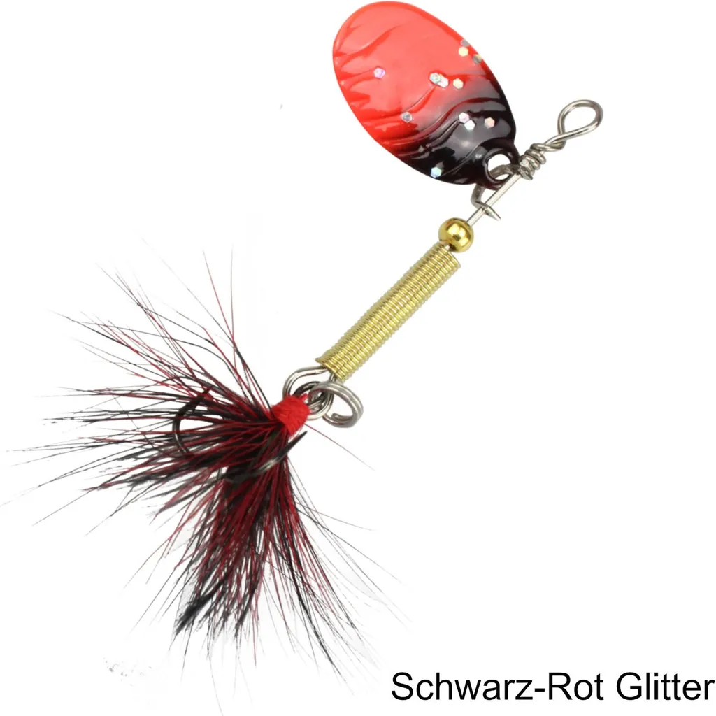 FTM Spinner Evo 2g Schwarz-Rot Glitter