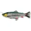 Savage Gear 4D Line Thru Pulse Tail Trout Softbaits 20cm 102g Slow Sinking Green Silver