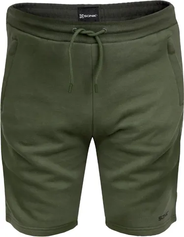 Sonik Green Fleece Shorts M