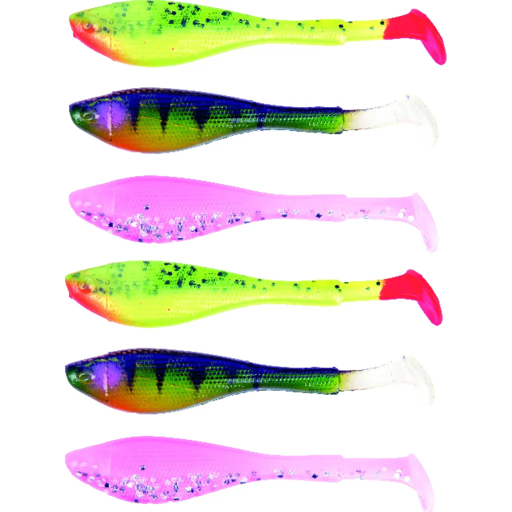 Fox Rage Mini Fry UV Mixed Colour Pack 3 Softbait 7cm