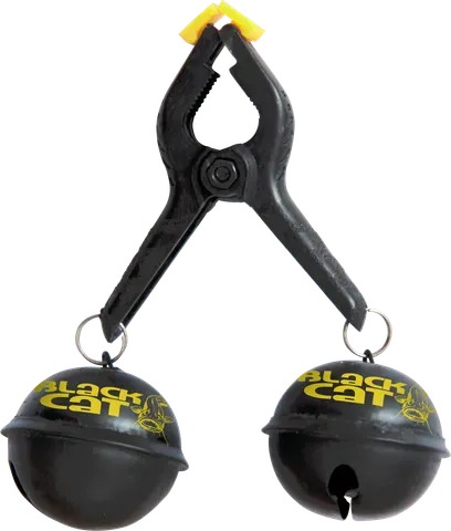 Black Cat Big Bells Bissanzeiger Clamp Black/Yellow