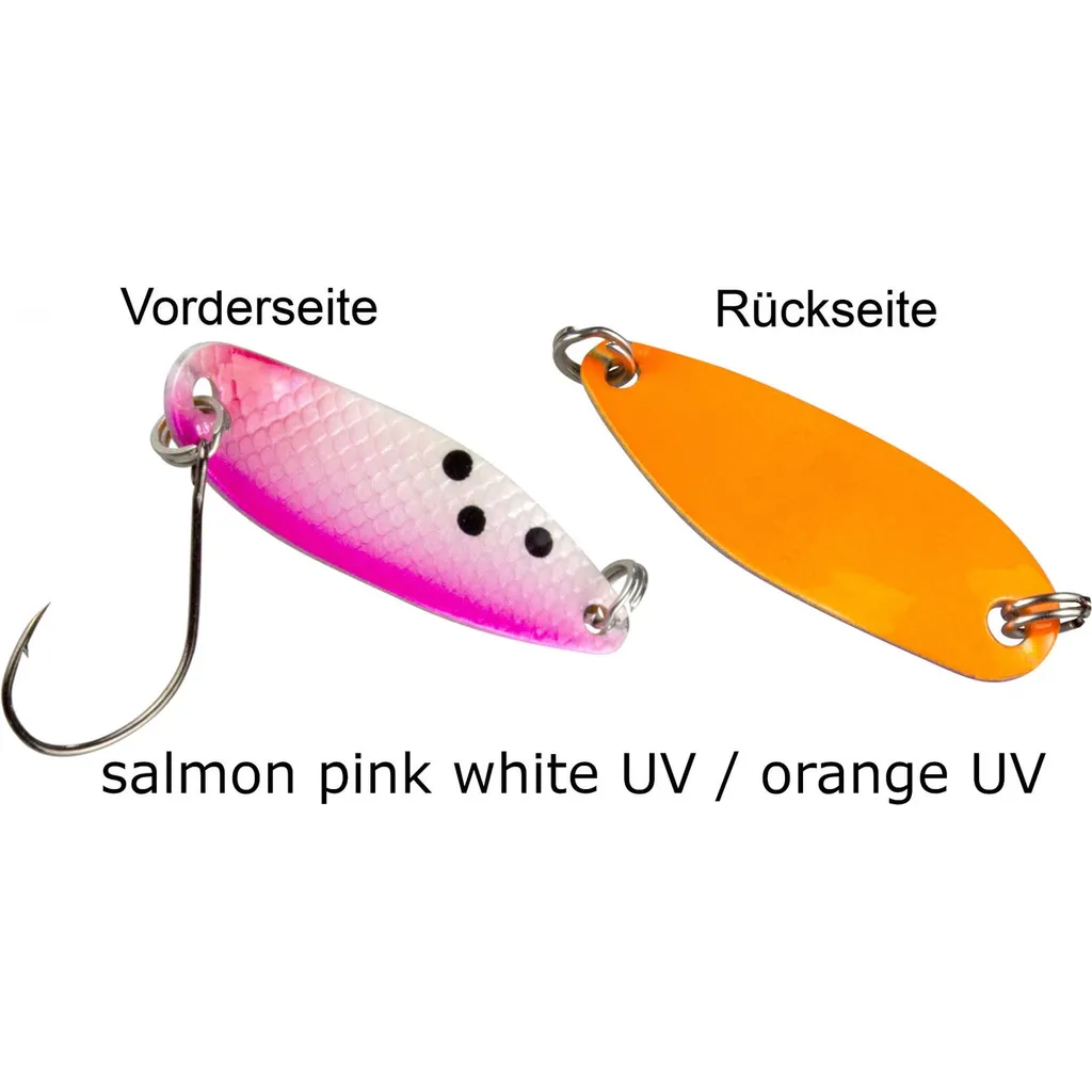 FTM Spoon Hammer 3.8cm 3.2g Salmon Pink White UV/Orange UV