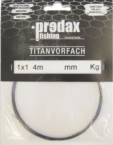 Predax Titan Leader Material 1x1 9kg 4m 0.30mm