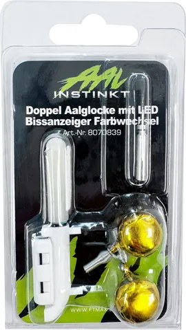 FTM Doppel Aalglocke Mit LED Bissanzeiger Farbwechsel