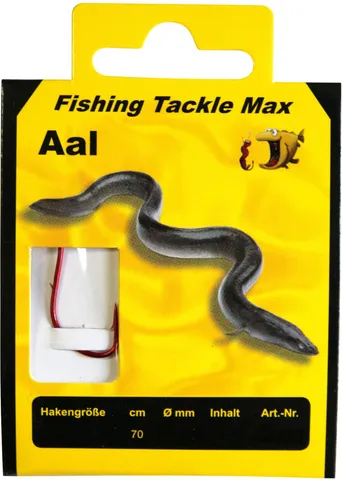 FTM Haken gebunden Aal 70cm - Aalhaken Ready-Made Rig #1/0