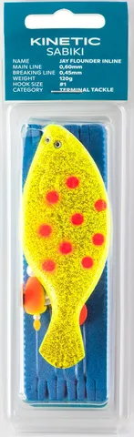 Kinetic Sabiki Jay Flounder Inline Fertigvorfach 60g 110cm #1