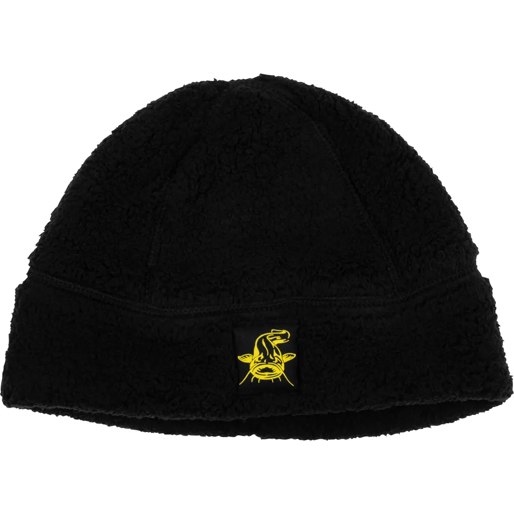 Black Cat Fleece Beanie Black, Einheitsgröße