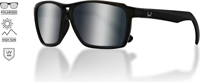Westin W6 Street 150 Polarisationsbrille Matte Black Smoke Blue