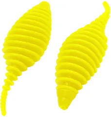 FTM Omura Baits Pongo Junior Gummiköder 4cm Neon Gelb Krill
