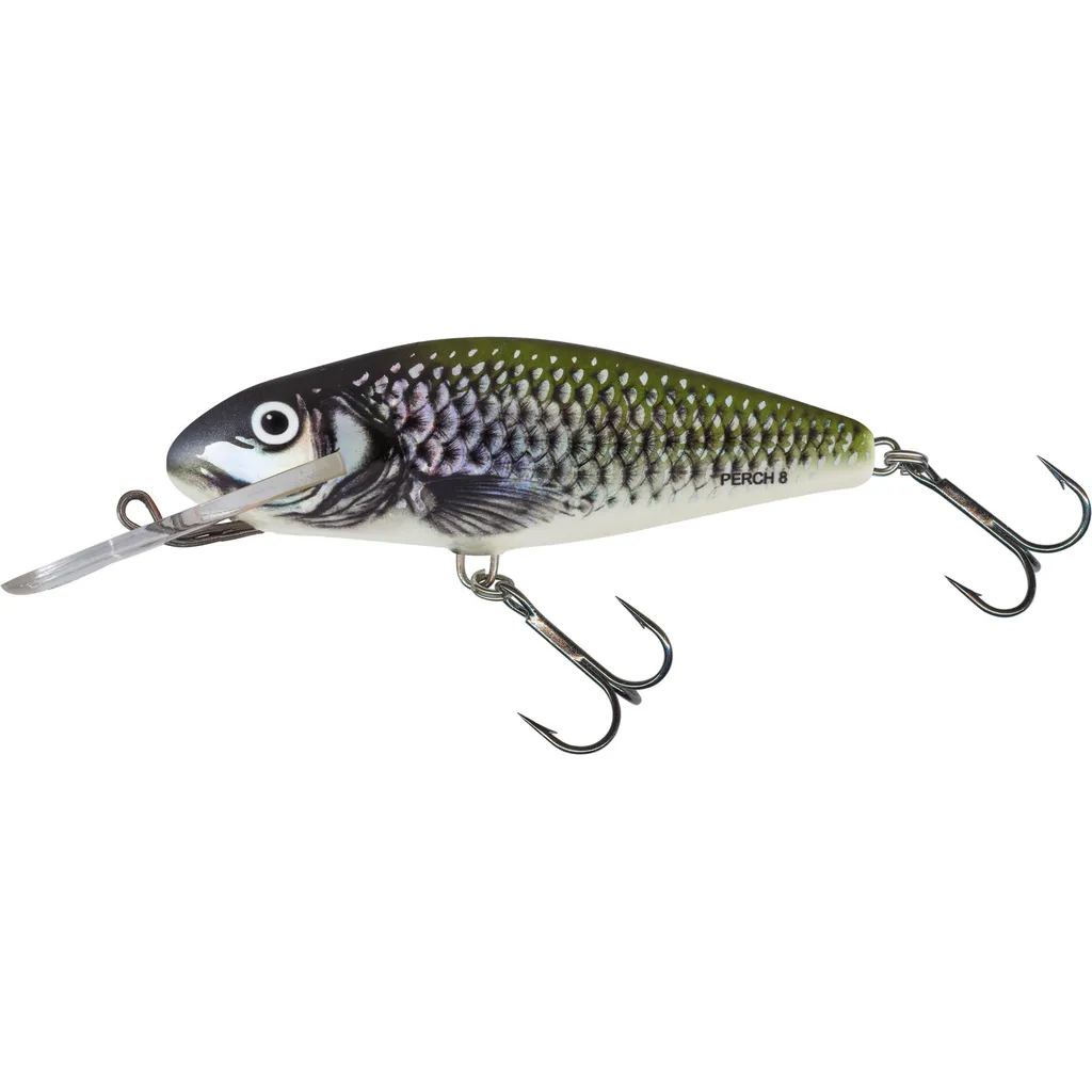Salmo Perch Deep Runner Wobbler 8cm 14g Holo Bleak