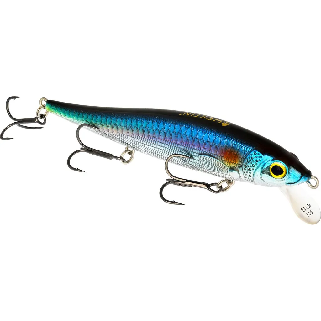 Westin Jerkbite SR Wobbler 11cm 13.5g Suspending Flash Skin