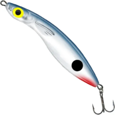 Salmo Wave sinking Blinker 7cm 14g Red Tail Shiner UV