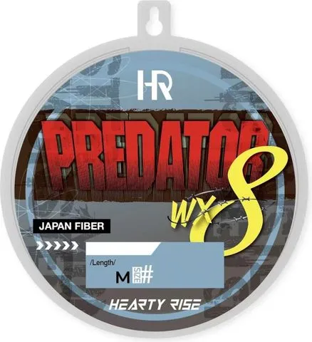 Hearty Rise Predator WX8 Braided Line 0.26mm 22.7kg 300m Multi Colour