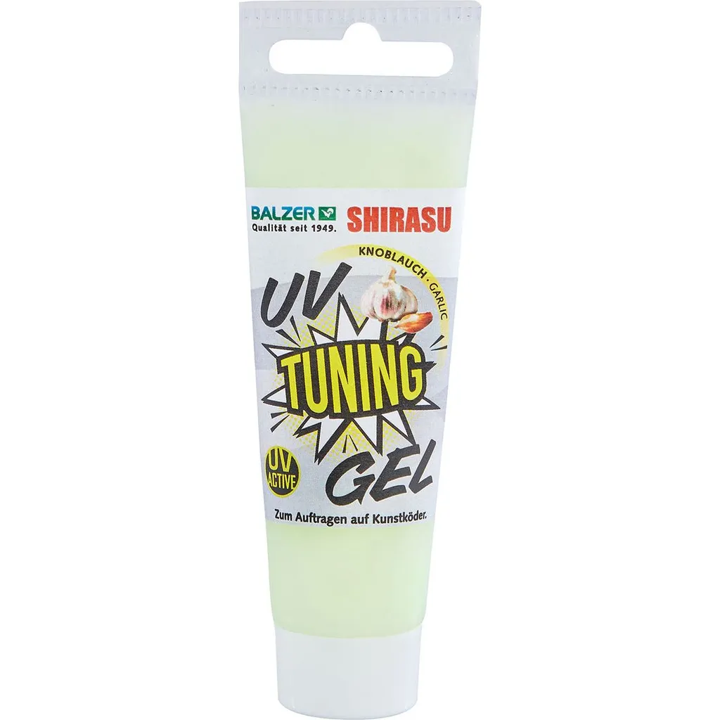 Balzer Shirasu UV Tuning Gel Fischlockstoffe Weiß / Garlic