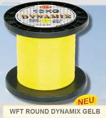 WFT Round Dynamix Geflochtene Schnur 600m 0.35mm 32kg Yellow