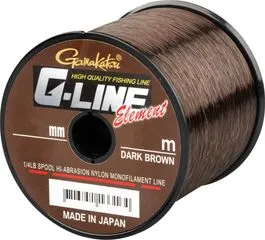 Gamakatsu G-Line Element Monofilament-Schnur 0.30mm 6.8kg 1325m Dark Brown