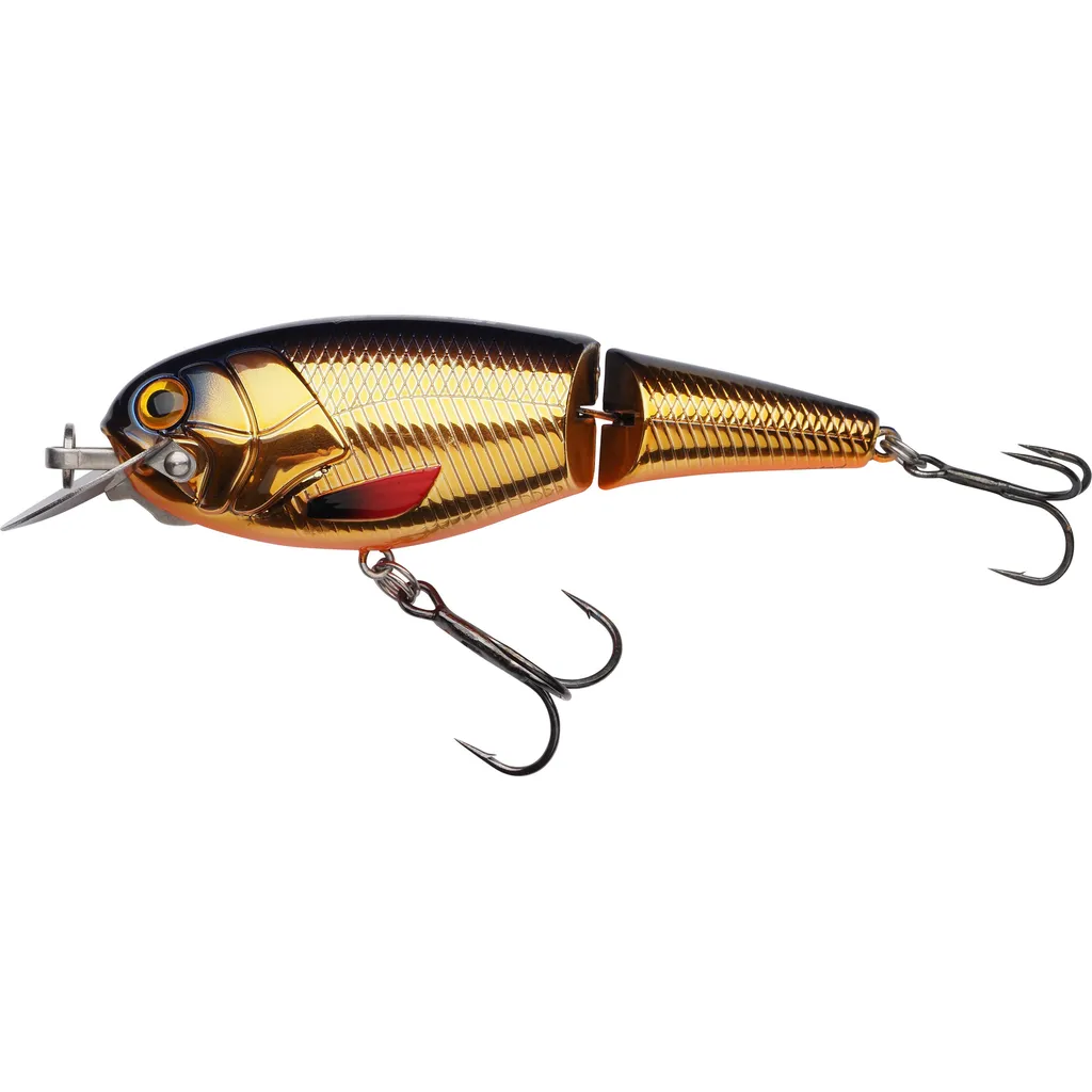 Abu Garcia Beast Hi-Lo Jointed Floating Wobbler 9cm 22.4g Gold Black Or