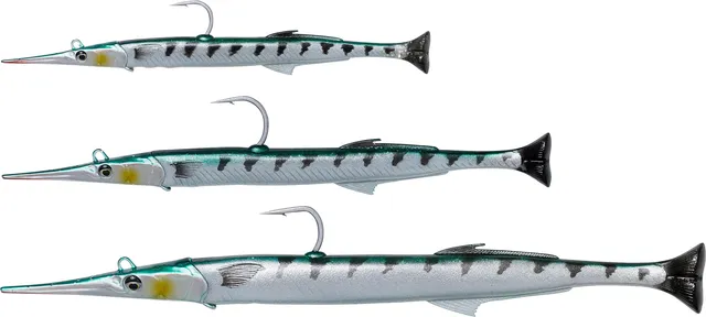 Savage Gear 3D Needlefish Pulsetail Meeresköder 23cm 55g Pink Silver