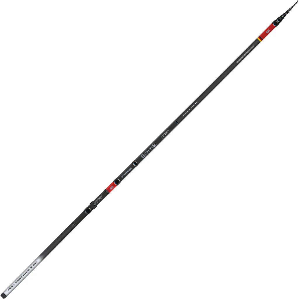 FTM Tubertini Excalibur Silver Angelrute 5 4,4m 10–20g 7-tlg.