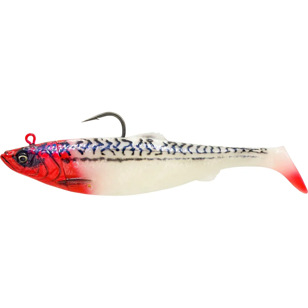 Savage Gear 4D Herring Big Shad Swimbaits 32cm 560g Red Head Mackerel