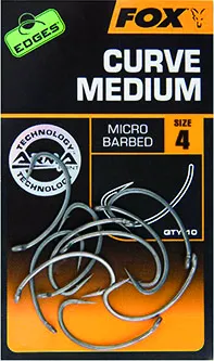 Fox Edges Armapoint Curve Shank Medium Hooks 4