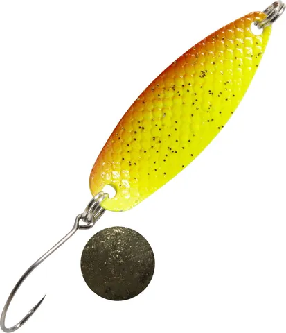 FTM Spoon Hammer 3.3cm 2.4g Orange-Gelb Mit Glitter/Gold
