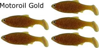 Westin Ricky the Roach Softbait 7cm Motoroil Goldfarben