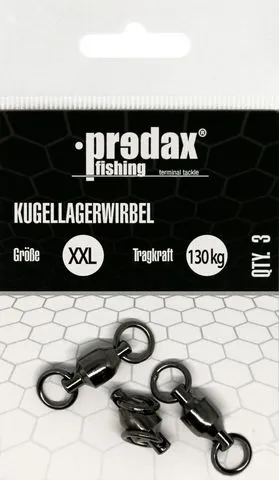 Predax Kugellagerwirbel 130kg Black Nickel
