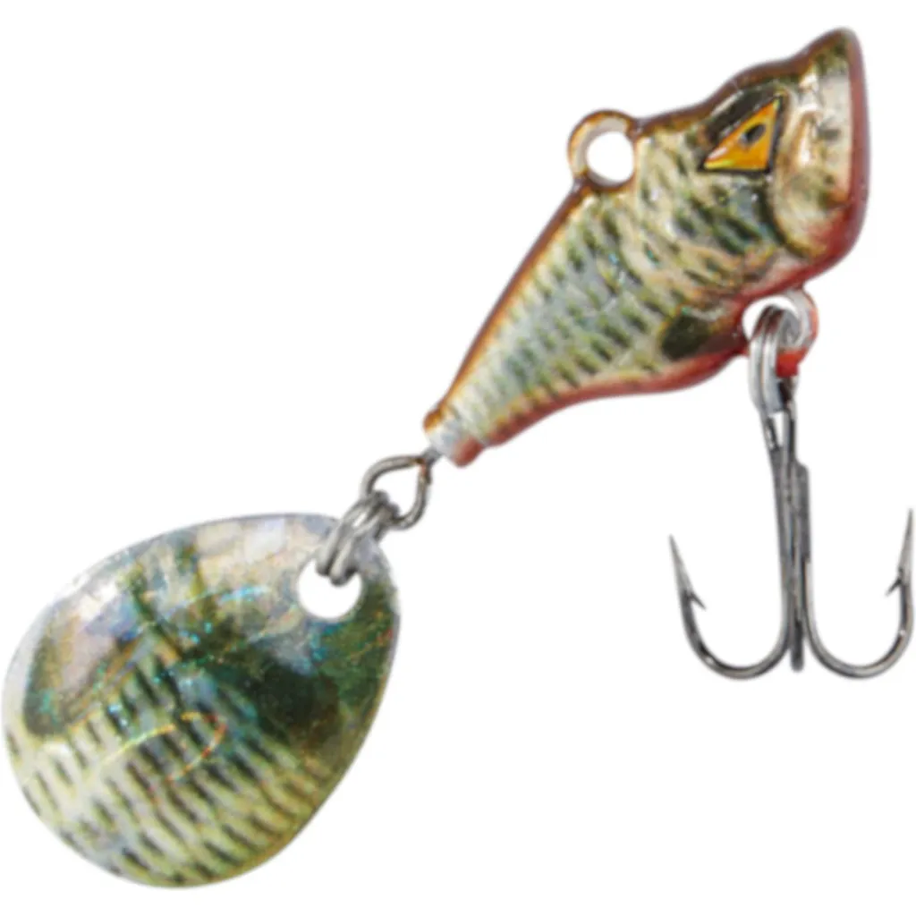 Balzer Shirasu Colonel Spin Buddy Evil Eye Spin tails 3,3cm 17g Rotfeder UV