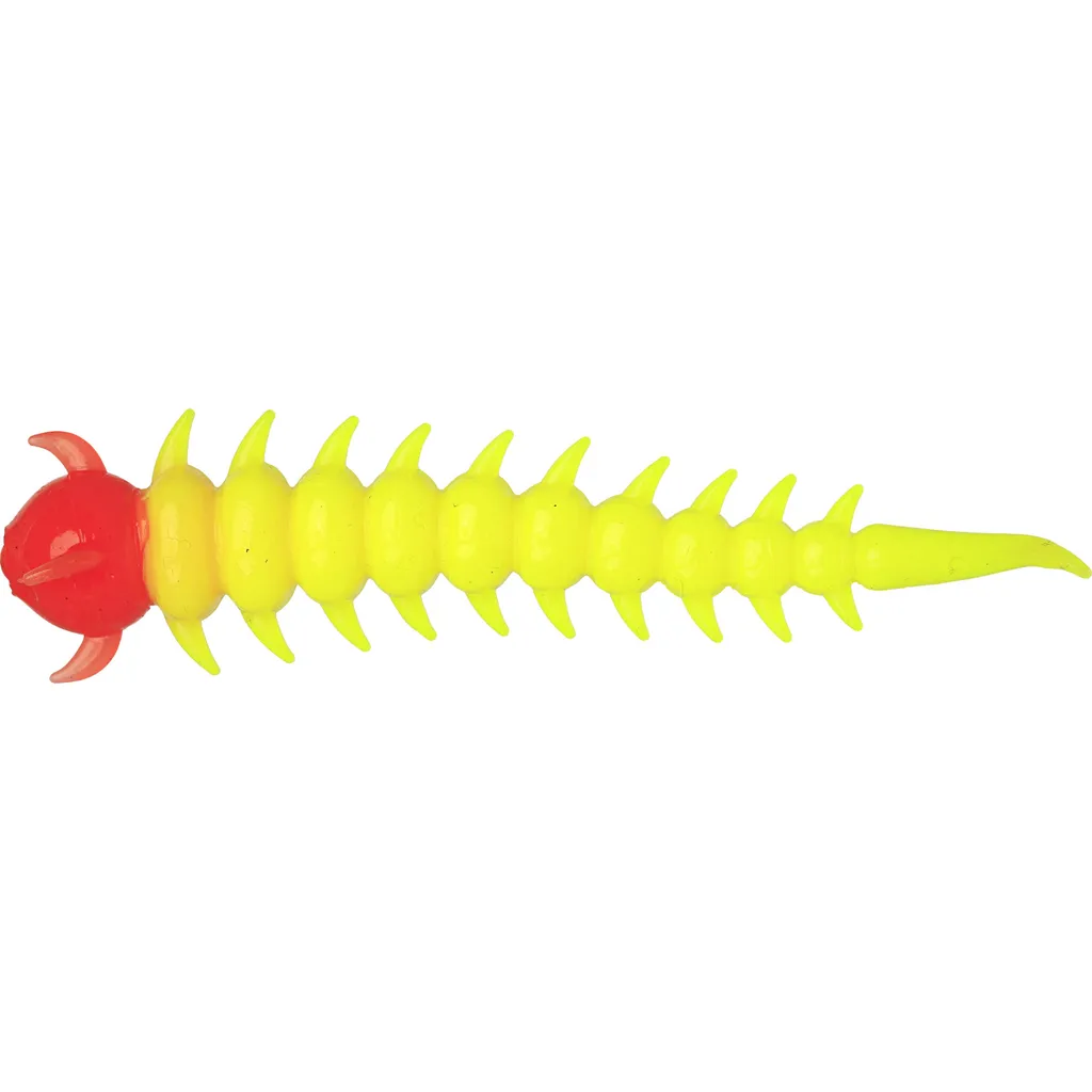 Westin Greedy Worm Gummiköder 5.5cm Orange/Yellow Garlic/Cheese