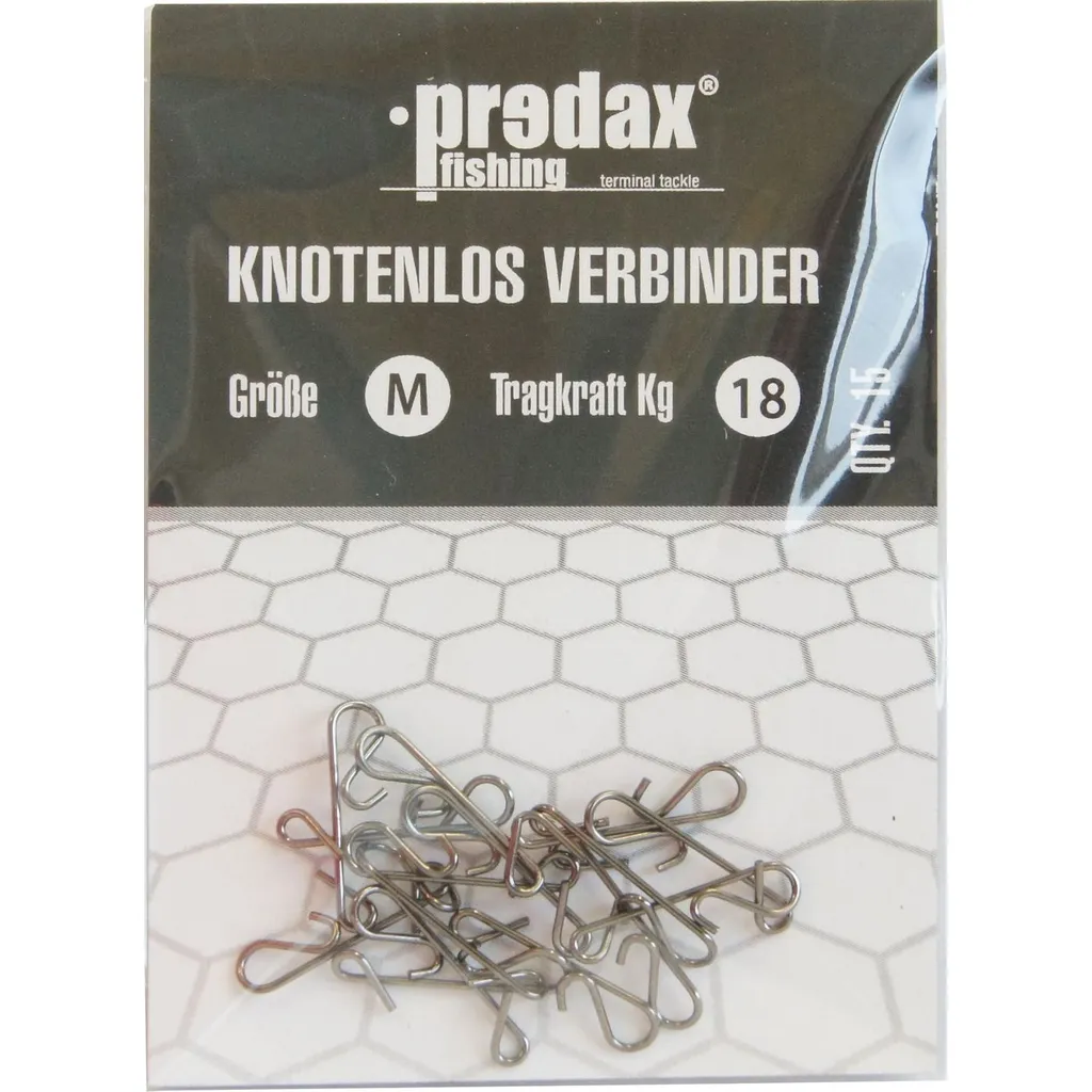 Predax Knotenlos Verbinder M 18kg 15 Stück