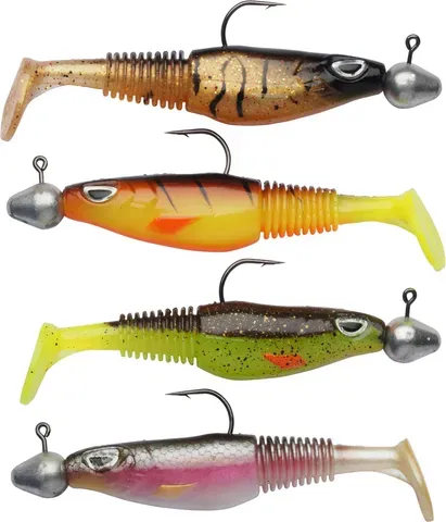Berkley Sick Swimmer Pack 4 9cm 10g Pre-rigged Bismuth