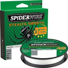 Spiderwire Stealth Smooth 12 Geflochtene Schnur 0.33mm 38.1kg 150m Translucent
