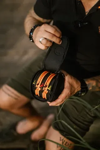 Fox Zig Disc Storage System 15compartments Zipped Foam / Neoprene