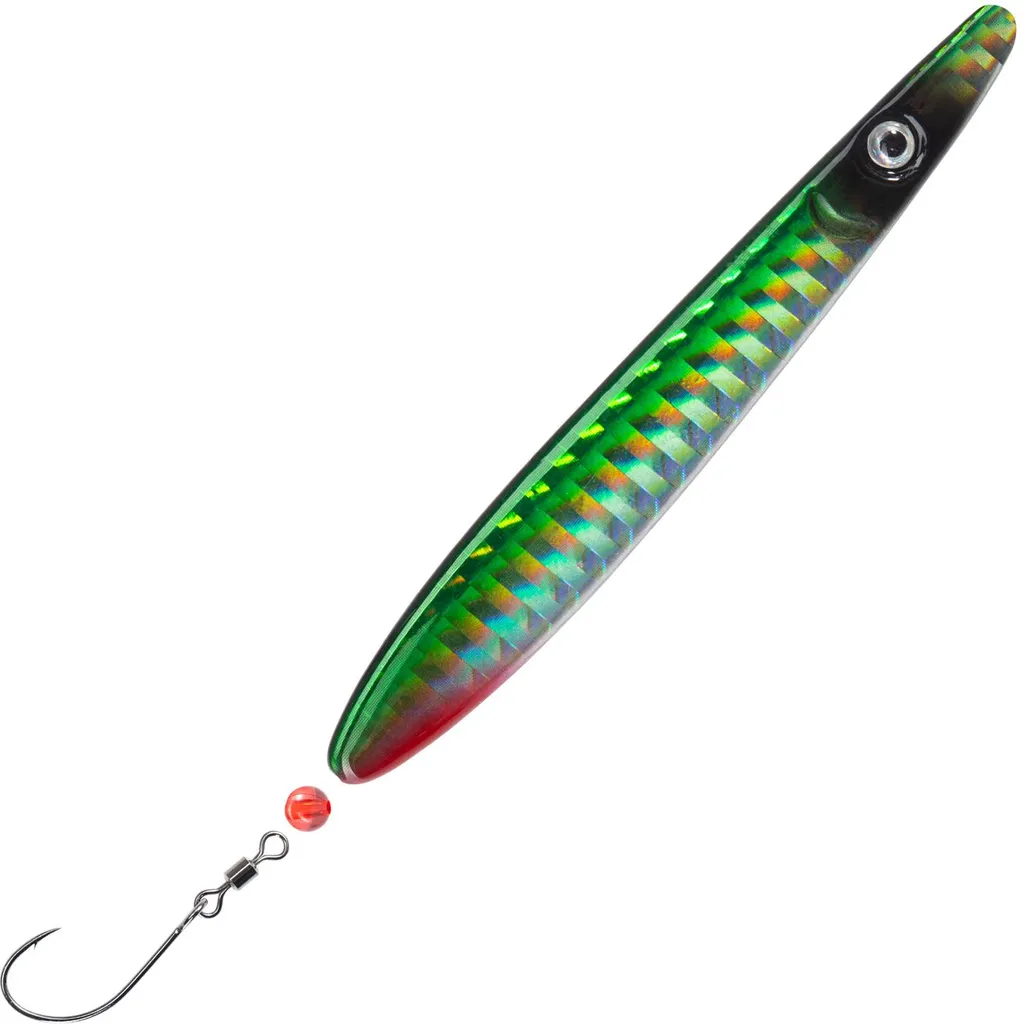 Troutwerk Inline Blinker 7.4cm 16g Schwarz/Grün/Holo