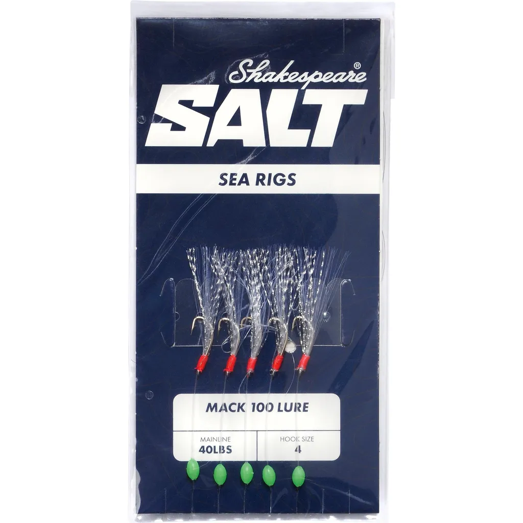 Shakespeare SALT Mack 100 Lure Fertigmontage #4 14g Silver