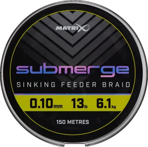 Matrix Submerge Sinking Feeder Braid 0.10mm 150m 6.1kg Grey