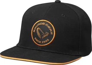 Savage Gear Badge Flatbill Cap Black Orange