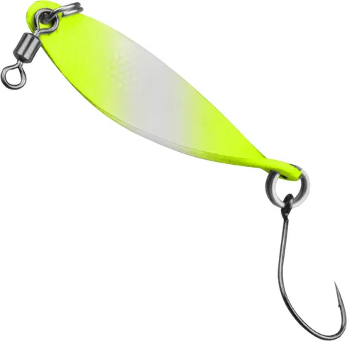FTM Spoon Wob 4cm 3.2g Neon Gelb Lumi/Schwarz Glitter