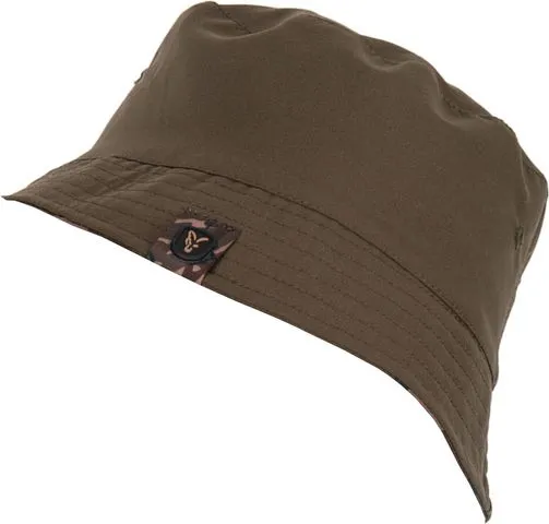 Fox Camo Reversible Bucket Hat Khaki Green / Camo