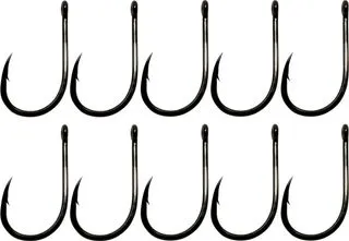 Gamakatsu Power Carp Ring Eye Haken 10 10pcs Inward Curved