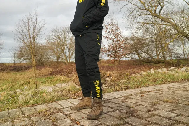 Black Cat Joggers Pants Small Black